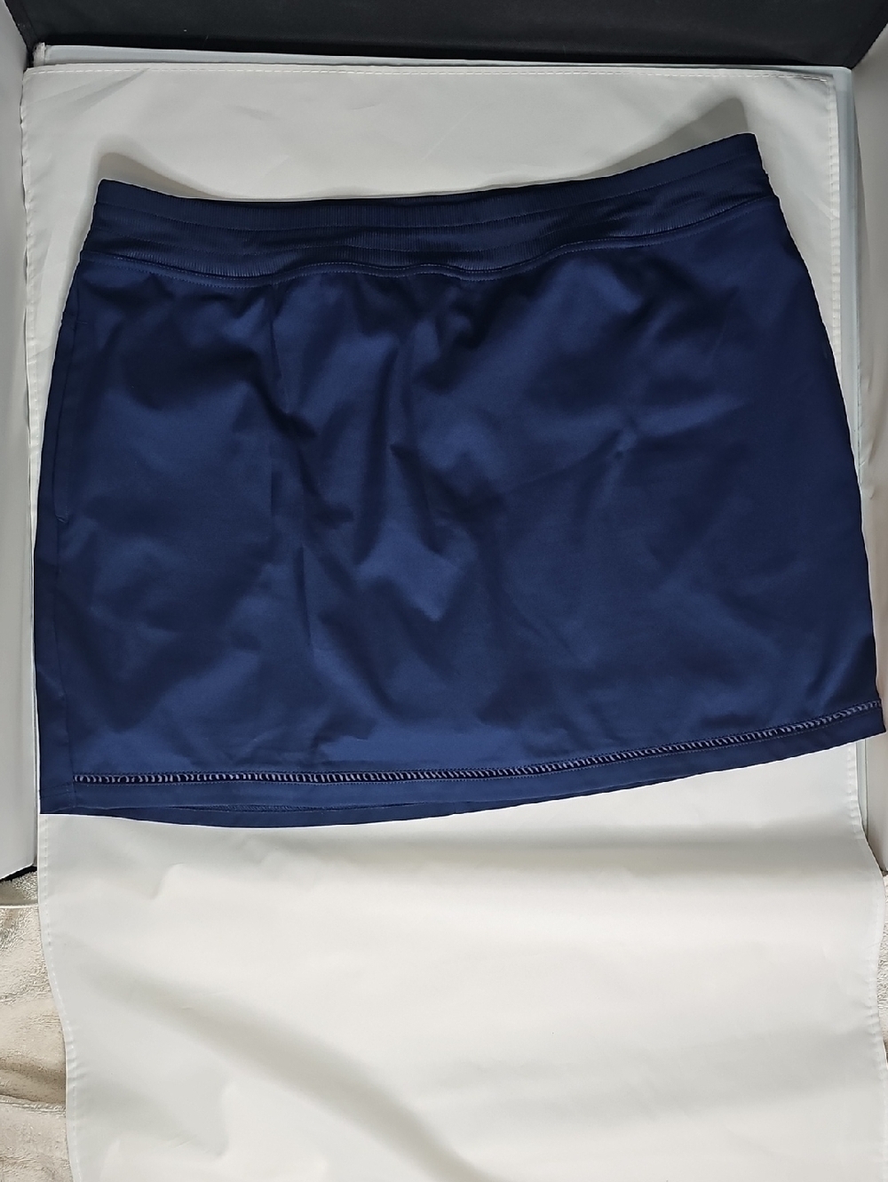 St. John's Bay Navy Athletic Skirt